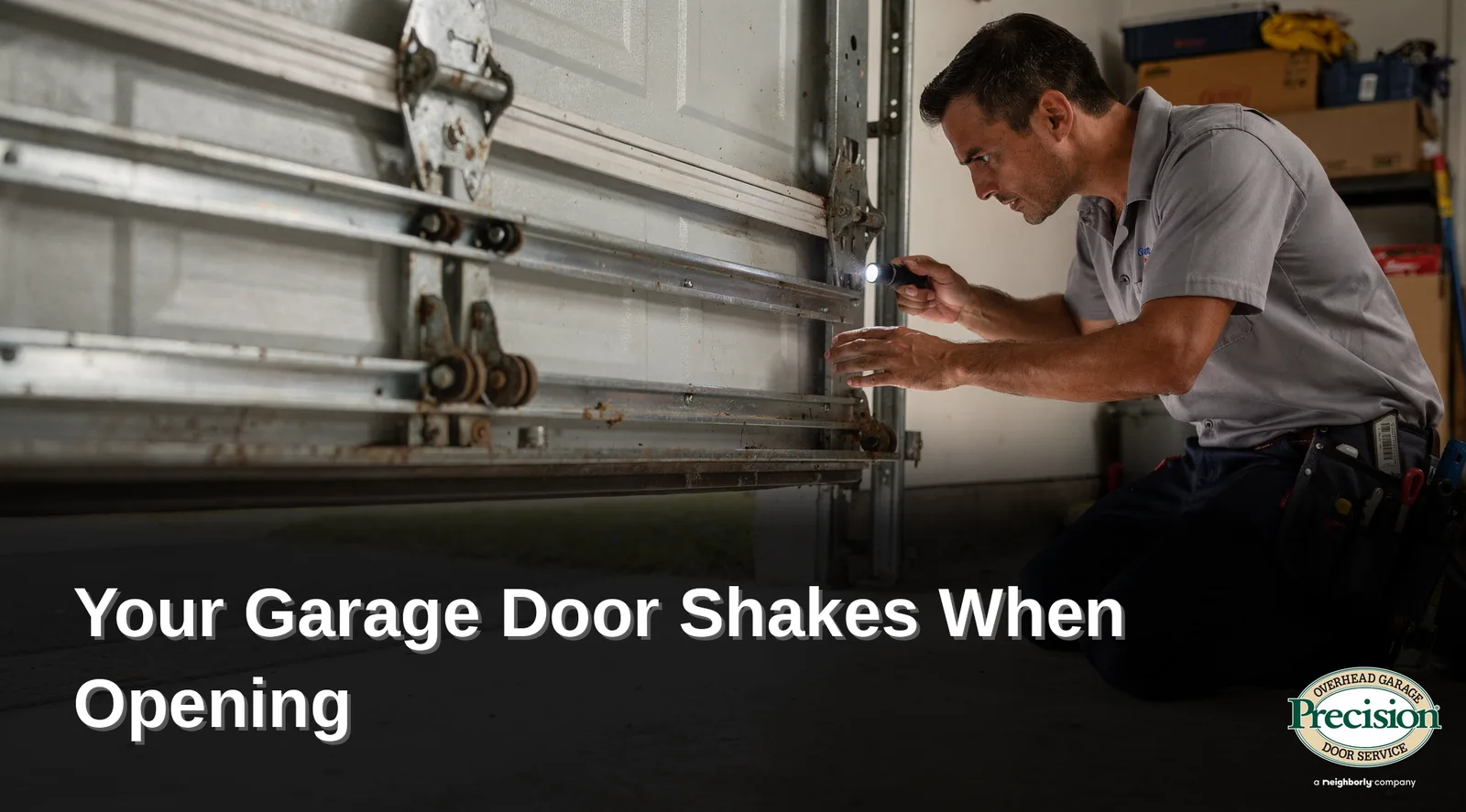 Precision Door of Merced, based in Merced, CA, helps homeowners troubleshoot a garage door